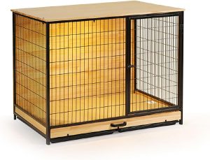 Hundekäfig-Wohnung mit Kissen